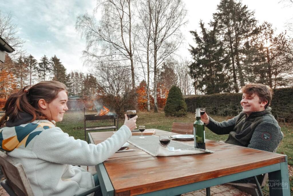 Le Heron 28Pers, Malmedy- Home Cinema, Balneo, Sauna, Jardin Buitenkant foto