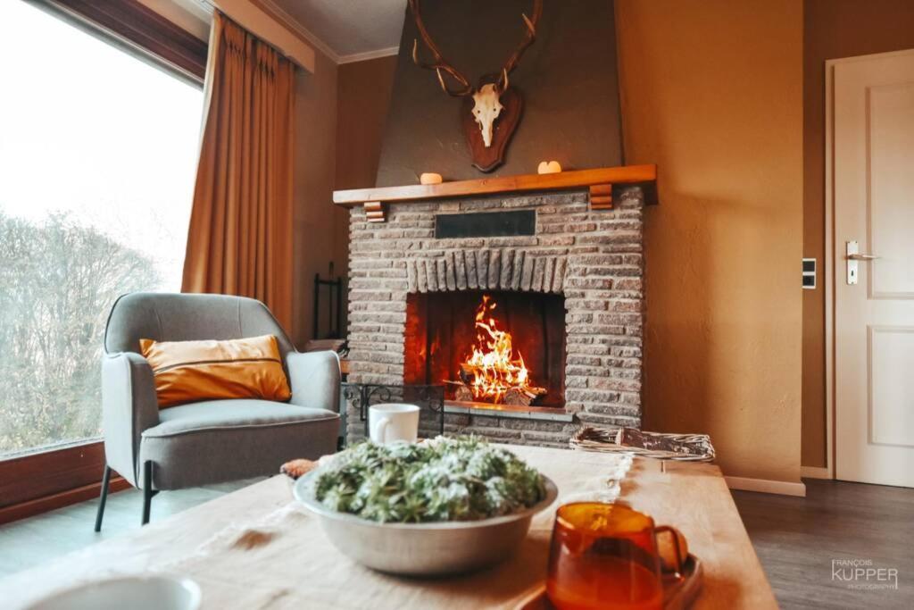 Le Heron 28Pers, Malmedy- Home Cinema, Balneo, Sauna, Jardin Buitenkant foto
