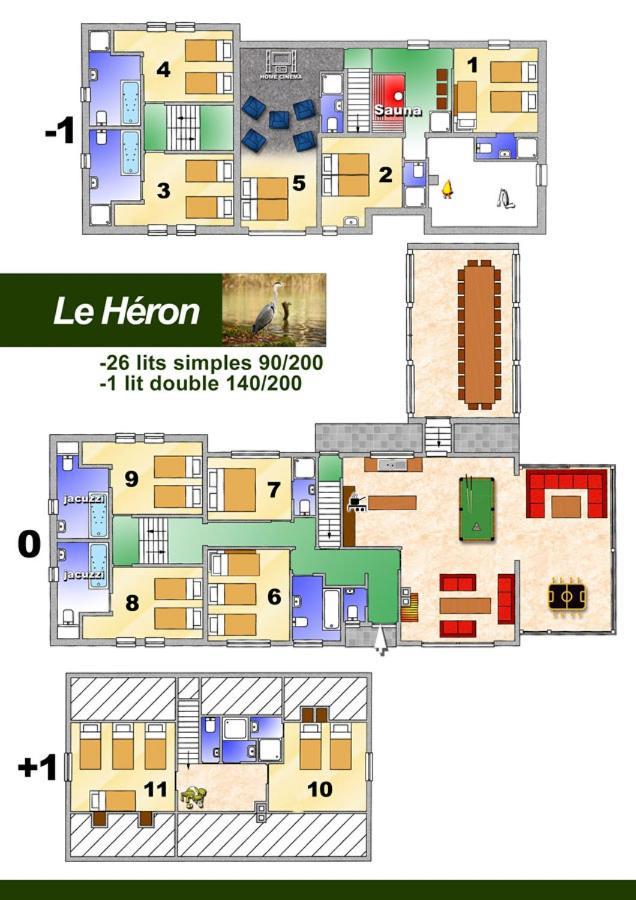 Le Heron 28Pers, Malmedy- Home Cinema, Balneo, Sauna, Jardin Buitenkant foto